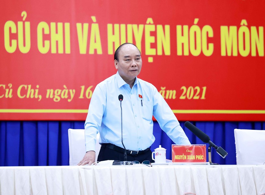 阮春福主席：胡志明市需积极为有可能爆发的第五次疫情做好准备